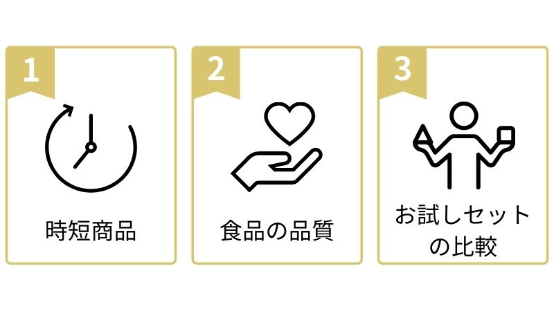 食材宅配の選び方